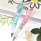 Crackle Bunny Head Acrylic Beads 16mm Pastel Colors 50pcs 2