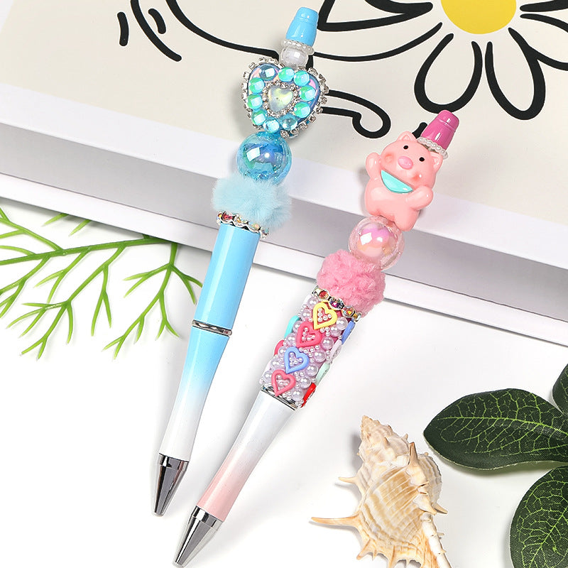 Crackle Bunny Head Acrylic Beads 16mm Pastel Colors 50pcs 2