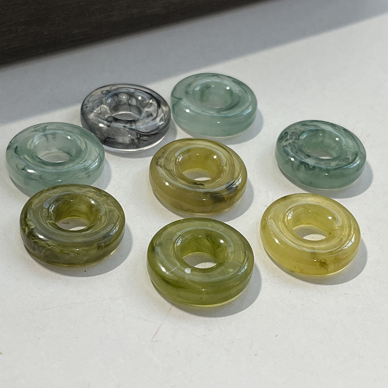 Resin Spacer Beads 20mm Vintage Misty Style 100pcs 2