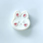 Hand-Painted Rabbit Acrylic Beads 22x24mm Glossy Pastel 100pcs 7