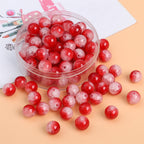 Crackle Round Glass Beads 8mm Multicolor Mixed 30pcs 5