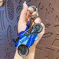 Alloy Mini Motorcycle Keychain Sporty Racing Design Metal 8