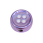 Plating Star and Heart Button Acrylic Beads 11mm Assorted Colors 50pcs 33