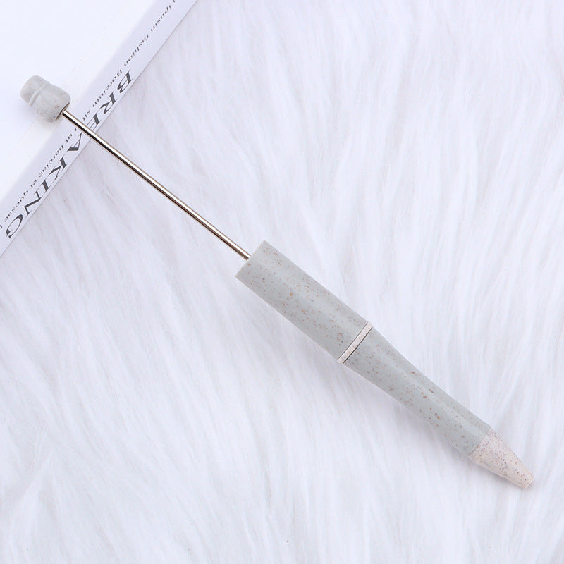Beadable Pen Biodegradable ABS Wheat Straw Speckled Pastel Colors 9
