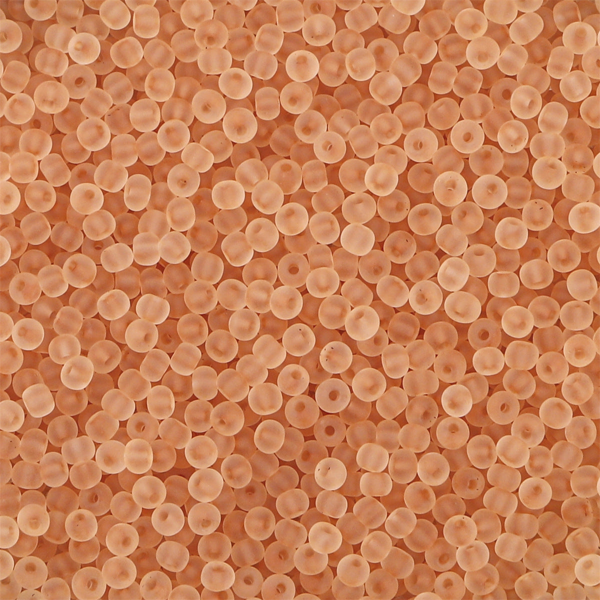Transparent Frosted Seed Glass Beads 2mm with 1mm Hole 660pcs 47
