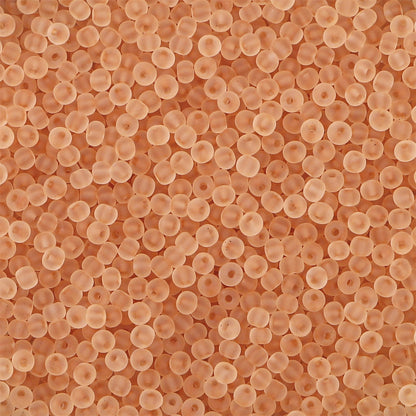 Transparent Frosted Seed Glass Beads 2mm with 1mm Hole 660pcs 47