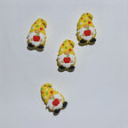 Silicone 3D Focal Beads Apple Dwarf Polka Dot Hat 3