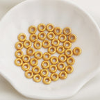 Brass Circle Spacer Beads 5.5mm 8mm Auspicious Cloud Pattern 25pcs 3