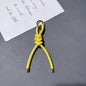 Braided PU Leather Keychain Knot Design Colorful 15cm 3pcs 20