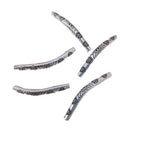 Bent Tube Metal Beads 36mm Vintage Tibetan Style 10pcs 4