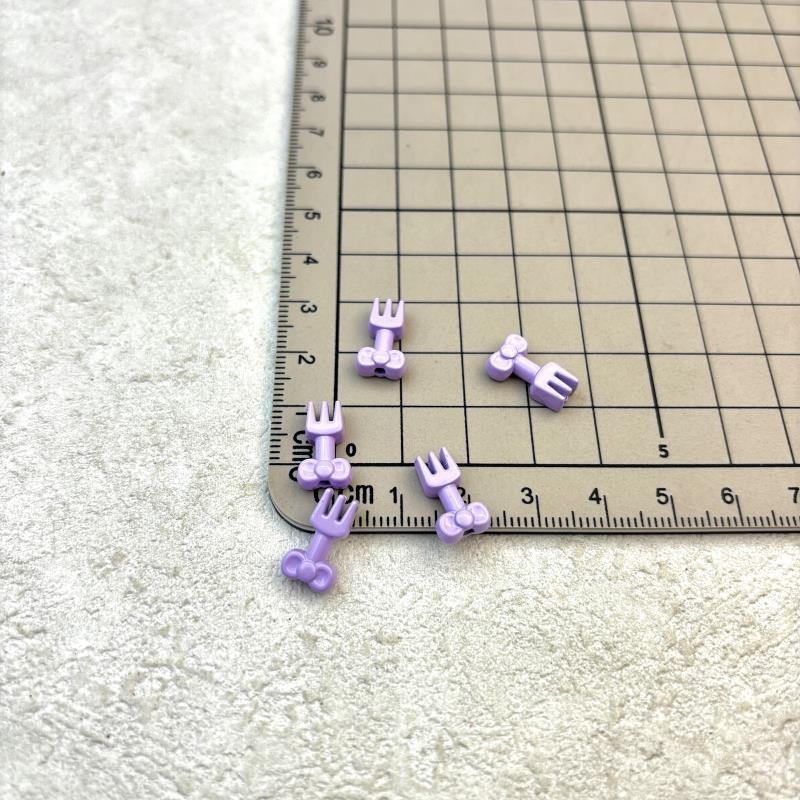Fork Metal Beads 13mm Baking Painted Alloy 20pcs 12