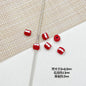Bear and Honeypot Metal Beads 13mm Hand-Painted Colorful 10pcs 22