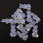 Transparent Aurora Laser Acrylic Beads Iridescent Mixed Shapes 2pcs 51