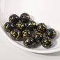 Spray Painted Round Acrylic Beads 16mm Gilded Colorful 50pcs 9
