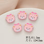 Cartoon Character Metal Beads Painted Enamel Alloy 10pcs 9