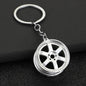 Metal Automobile Wheel Keychain Zinc Alloy Car Culture Style 7