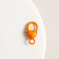 Zinc Alloy Heart Buckle Keychain Clasps 26mm Colorful 20pcs 23