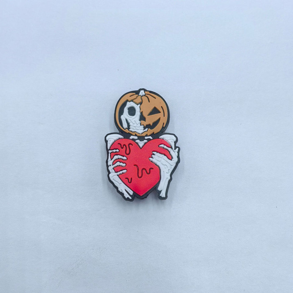 Silicone Focal Beads Halloween Pumpkin Series 20pcs 6