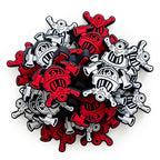 Silicone Focal Beads Firefighter Helmets With Crossed Axes 20pcs 4