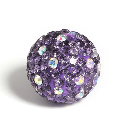Clay Ball Rhinestone Beads 16mm Mixed Solid and AB Colors 20pcs 11
