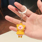 Cartoon Silicone Pig Keychain Cute Animal Charm in Bright Colors 6