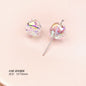 Transparent Bow Series Acrylic Beads AB Colored Plating 7