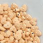 Heart Metal Beads 8mm Baking Painted Lace Zinc Alloy 30pcs 8
