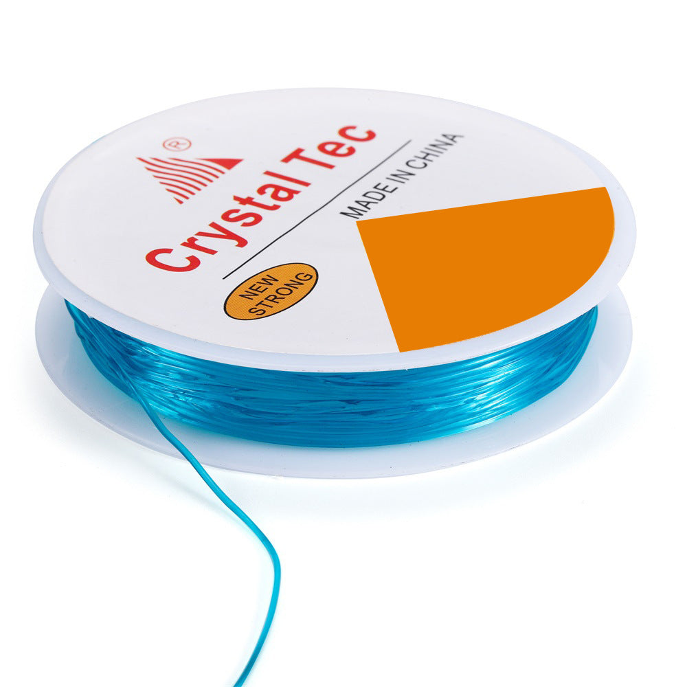 Clear Elastic TPU Thread 0.6mm Diameter 10m Length 6pcs 15