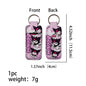 Neoprene Chapstick Holder Keychain Sanri Pattern Kawaii Animal 3pcs 10