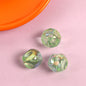Transparent Fig Shaped Acrylic Beads 16mm UV Plating 100pcs 3