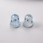 Transparent Ghost Acrylic Beads 17mm Pastel Colors 50pcs 10