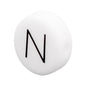 12mm Silicone Letter Beads Flat Round Alphabet Options 20pcs 18