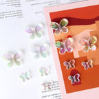 Transparent Butterfly Acrylic Beads 12mm 16.5mm 21.5mm 30mm Smooth 10pcs 4