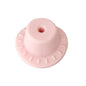 Silicone Focal Beads Hats Raised Dash Brim Detail 20pcs 7