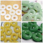 Glass Round Spacer Beads 12mm Imitated Jade 100pcs