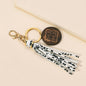 PU Tassel Keychain Metal Rainbow Color with Lobster Clasp 12