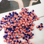 Round Clay Beads 8mm American Flag Design Polymer 100pcs 3
