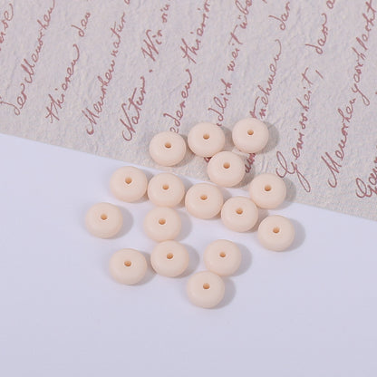 Glass Round Spacer Beads 6mm 8mm Imitation Jade Color 100pcs 5
