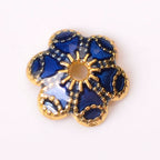 Alloy Flower Bead Caps 10mm Colorful Enamel Tibetan 100pcs 5