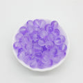 Frosted Transparent Round Glass Beads 10mm Soft Matte Finish 50pcs 6