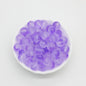 Frosted Transparent Round Glass Beads 10mm Soft Matte Finish 50pcs 6
