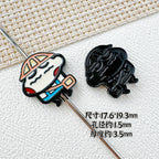 Painted Alloy Metal Beads Crayon Shin-Chan Series 10pcs 6