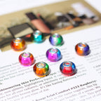 Acrylic Spacer Beads 9*14mm Two-Color Gradient 100pcs 14