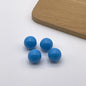 Opaque Bubblegum Beads 20mm Solid Color Glossy Mixed 113pcs 10