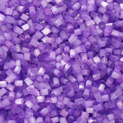 Imitation Opal Seed Bugle Glass Beads 2mm Soft Pastel Glow 5000pcs 15