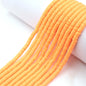 Flat Clay Beads 6mm Solid Color Polymer Spacer Discs 10strands 16