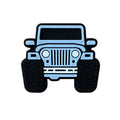 Silicone Focal Beads Large Cars Front View Oversized Tires 20pcs 4