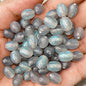Glitter Oval Resin Beads 8mm 11mm 14mm 18mm Pink Sparkle 30pcs 9
