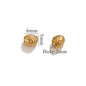 Stainless Steel Baroque Metal Beads Textured Vintage Style 20pcs 23