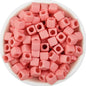 Solid Color Rounded Square Acrylic Beads 7mm Large Hole 100pcs 9